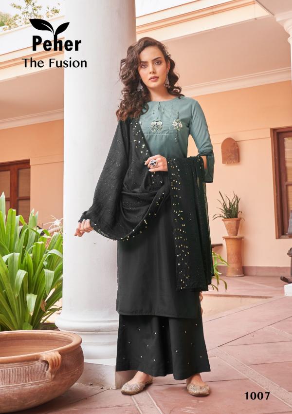 Peher The Fusion Fancy Silk Designer Exclusive Readymade Collection